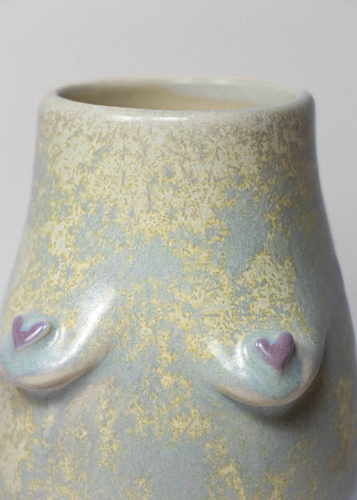 Iridescent small vase