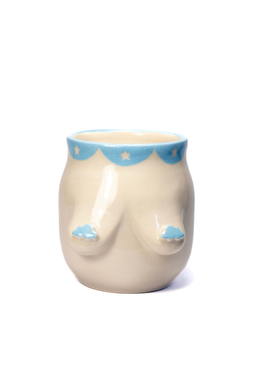 clouds & stars big cup / brush holder