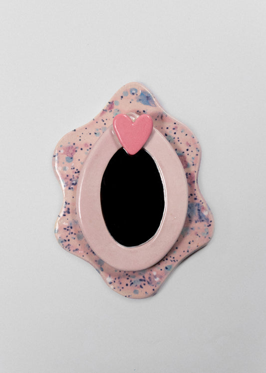 Vulva wall mirror (confetti)