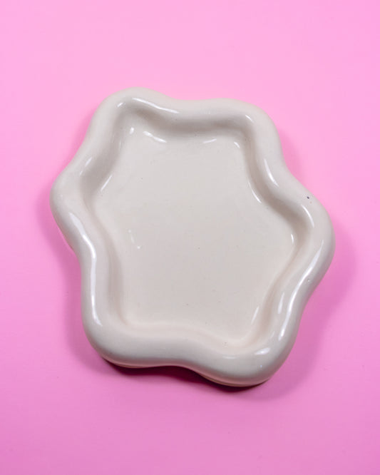 Trinket dish (white)