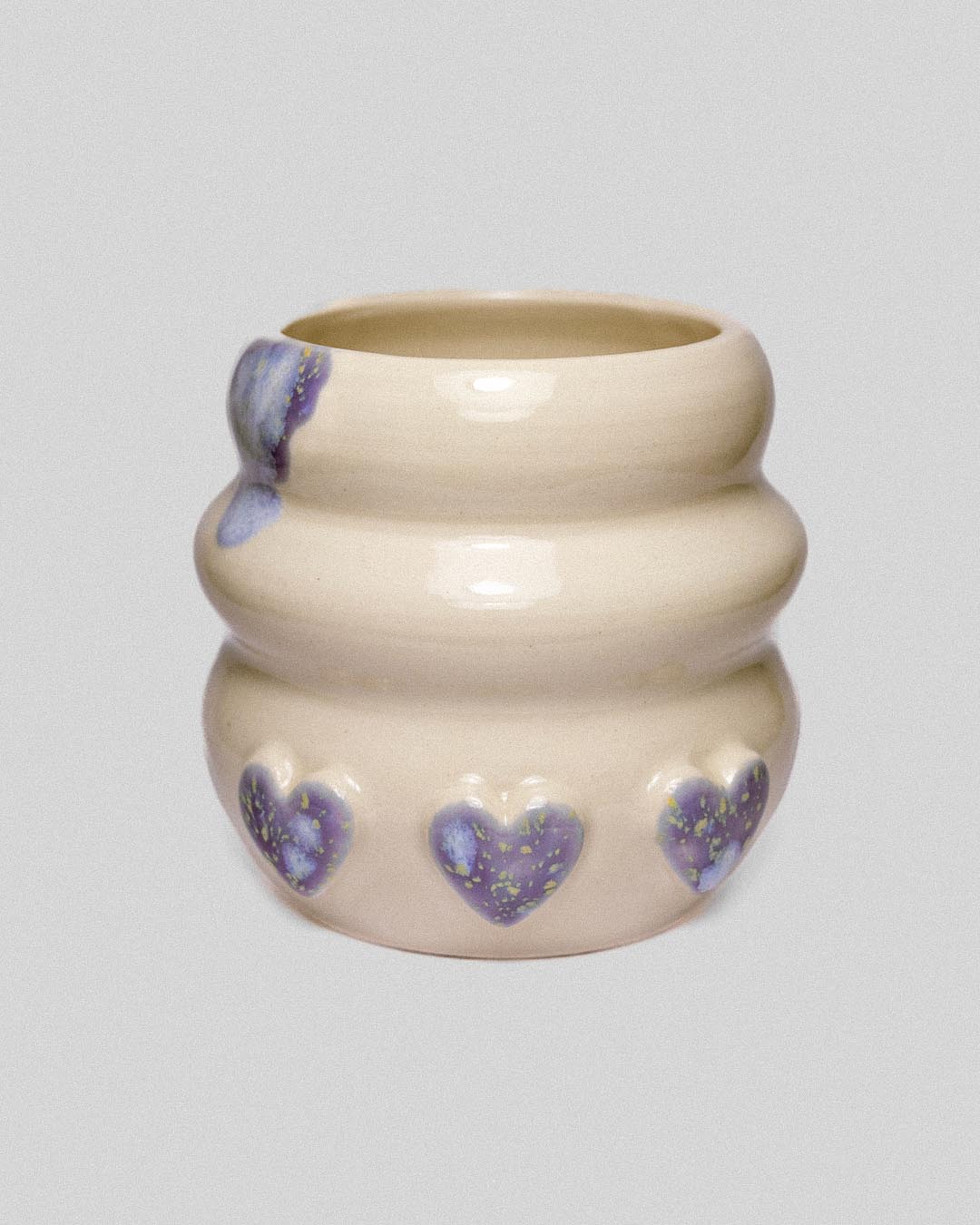 Crystal hearts cup